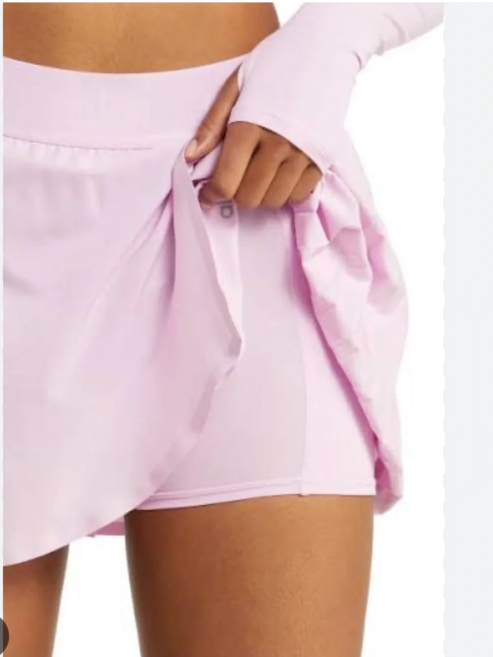Alo Yoga Aces Pleated Tennis Skirt Skort Sugarplum Pink Sz S 4-6 W6235R